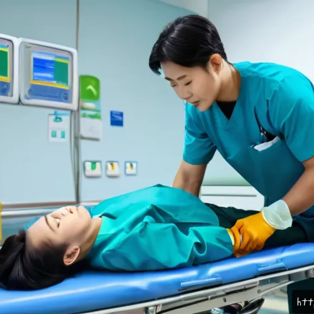 응급구조사와 물리적 피로 관리 - A professional emergency medical technician in uniform performing patient transfer with perfect ergo...